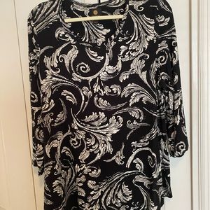 JM collections tunic blouse